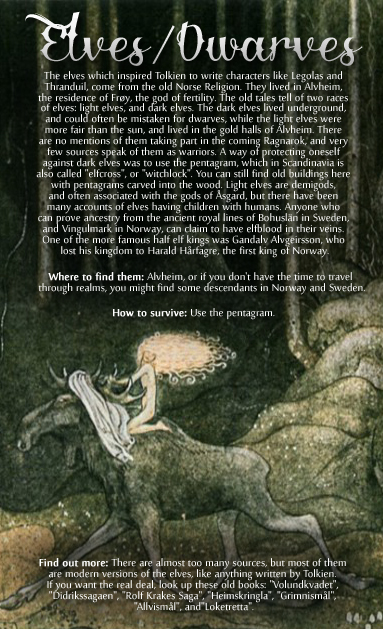 Elves, and Dwarves